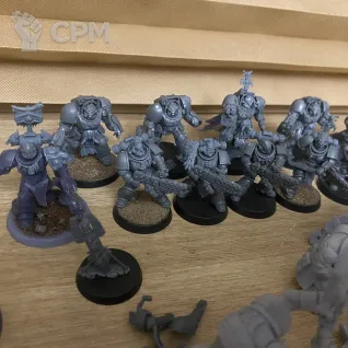 Описание картинки Миниатюры Orks и Space Wolves от Sergei1 по цене 100руб | Свободный Рынок Миниатюр - СРМ