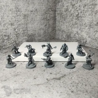 Описание картинки Chaos Cultists от Warp_shop по цене 500руб | Свободный Рынок Миниатюр - СРМ