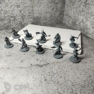 Описание картинки Chaos Cultists от Warp_shop по цене 500руб | Свободный Рынок Миниатюр - СРМ