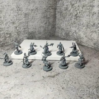 Описание картинки Chaos Cultists от Warp_shop по цене 500руб | Свободный Рынок Миниатюр - СРМ