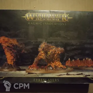Описание картинки Fyreslayers Magmic Invocations от Black Legion Hall по цене 2 500руб | Свободный Рынок Миниатюр - СРМ