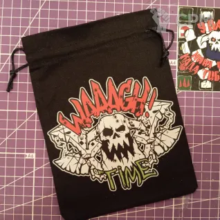 Описание картинки Мешочек WAAAGH TIME! от у Васи по цене 100руб