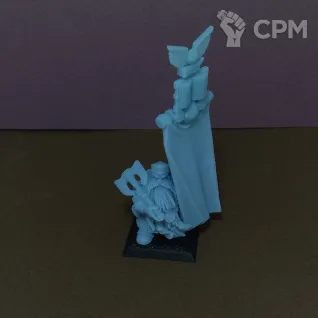 Описание картинки Dwarf King/Thane with Banner #2 от Lazurith по цене 200руб | Свободный Рынок Миниатюр - СРМ