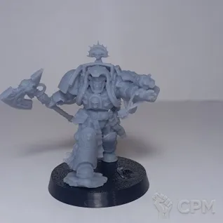 Описание картинки Librarian in Terminator Armour от Lazurith по цене 200руб | Свободный Рынок Миниатюр - СРМ