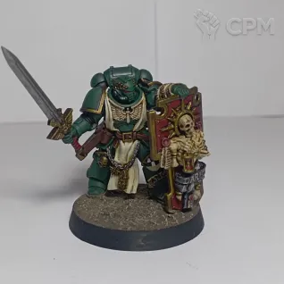 Описание картинки Dark Angels Lieutenant #2 от Lazurith по цене 200руб | Свободный Рынок Миниатюр - СРМ