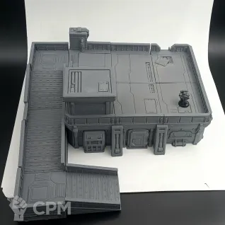 Описание картинки Аванпост 21 - Sci-Fi Террейн от Terrain Print по цене 2 000руб | Свободный Рынок Миниатюр - СРМ