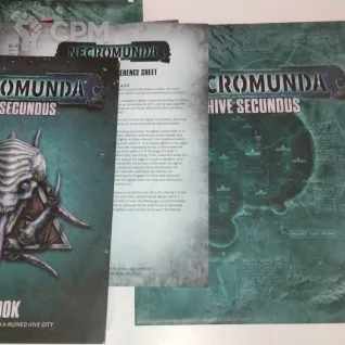 Описание картинки Necromunda: Hive Secundus Основная книга правил, поле, памятки для двух игроков, карты от User37833 по цене 100руб | Свободный Рынок Миниатюр - СРМ