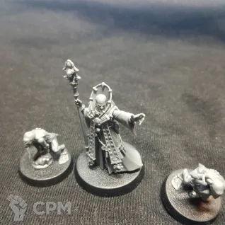 Описание картинки Genestealer Cults Magus + фамильяры от User22827 по цене 100руб | Свободный Рынок Миниатюр - СРМ