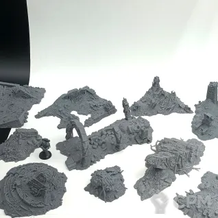 Описание картинки Руины Поселения - Фэнтези Террейн, New Eden от Terrain Print по цене 800руб | Свободный Рынок Миниатюр - СРМ