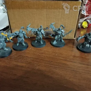 Описание картинки Vanguard-Raptors with Hurricane Crossbows от Кирмандос по цене 400руб | Свободный Рынок Миниатюр - СРМ