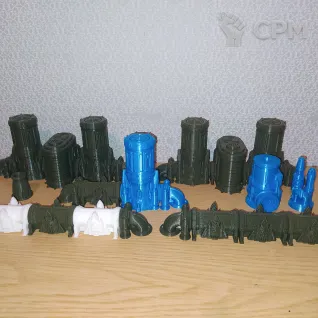 Описание картинки Террейн Sector Mechanicus от  по цене 200руб | Свободный Рынок Миниатюр - СРМ