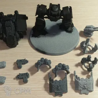 Описание картинки Brutalis Dreadnought от Rathunter13 по цене 100руб | Свободный Рынок Миниатюр - СРМ