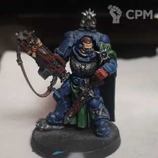 Описание картинки Captain in gravis armour от Phagos по цене 100руб | Свободный Рынок Миниатюр - СРМ