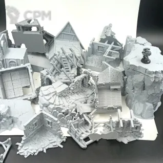 Описание картинки Много Террейна с Ошибками Печати от Terrain Print по цене 100руб | Свободный Рынок Миниатюр - СРМ