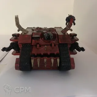 Описание картинки Land raider world eaters от mineralka по цене 2 500руб | Свободный Рынок Миниатюр - СРМ