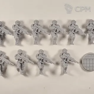 Описание картинки Cadian Military Parade от User59843 по цене 450руб | Свободный Рынок Миниатюр - СРМ