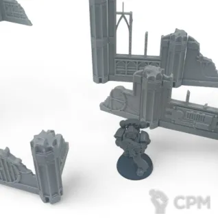 Описание картинки Killzone Chalnath - Террейн Sector Imperialis от Terrain Print по цене 800руб | Свободный Рынок Миниатюр - СРМ