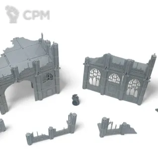 Описание картинки Killzone Chalnath - Террейн Sector Imperialis от Terrain Print по цене 800руб | Свободный Рынок Миниатюр - СРМ