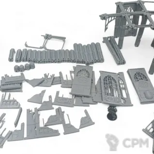 Описание картинки Killzone Chalnath - Террейн Sector Imperialis от Terrain Print по цене 800руб | Свободный Рынок Миниатюр - СРМ