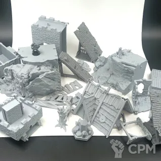 Описание картинки Много Террейна с Ошибками Печати от Terrain Print по цене 100руб | Свободный Рынок Миниатюр - СРМ