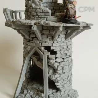Описание картинки Hermit's Tower от Printopocalypse 3D по цене 900руб | Свободный Рынок Миниатюр - СРМ