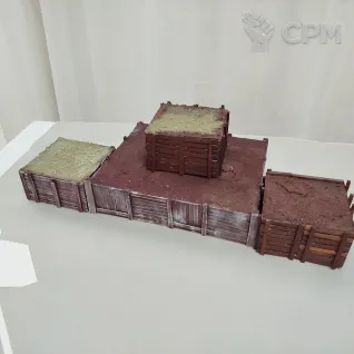 Описание картинки Траншеи/баррикады для Kill team и Trench Crusade от EpicFailTabletop по цене 100руб | Свободный Рынок Миниатюр - СРМ