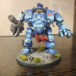 Описание картинки Ultramarines dreadnought redemptor / дредноут редемптор ультрамарин от  по цене 7 000руб | Свободный Рынок Миниатюр - СРМ