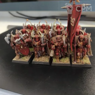 Описание картинки Chaos Warriors Khorne от Grabblecast по цене 900руб | Свободный Рынок Миниатюр - СРМ