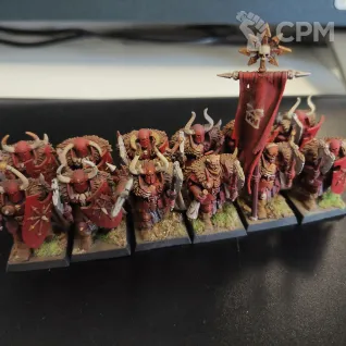 Описание картинки Chaos Warriors Khorne от Grabblecast по цене 900руб | Свободный Рынок Миниатюр - СРМ