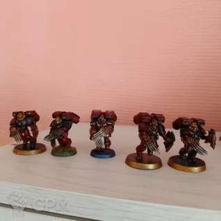 Описание картинки Vanguard Veteran Squad With Jump Packs от Kirumo по цене 100руб | Свободный Рынок Миниатюр - СРМ