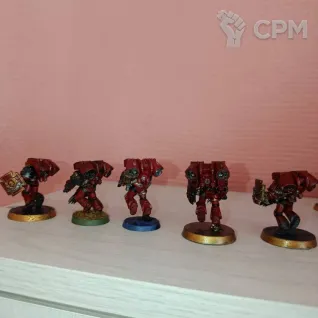 Описание картинки Vanguard Veteran Squad With Jump Packs от Kirumo по цене 100руб | Свободный Рынок Миниатюр - СРМ