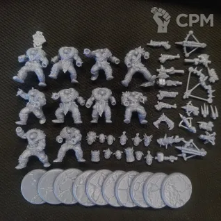 Описание картинки Orkaz Wild Squad, 10шт, сборные от Armorhamster по цене 100руб | Свободный Рынок Миниатюр - СРМ