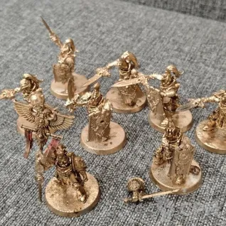 Описание картинки Custodian guard + Blademaster от Пластиковая Сова по цене 100руб | Свободный Рынок Миниатюр - СРМ