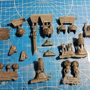 Описание картинки Legio Custodes Contemptor-Galatus Dreadnought от Nikolas Korvus по цене 500руб | Свободный Рынок Миниатюр - СРМ