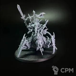 Описание картинки Lord discordant on helstalker от Technomen11111 по цене 1 000руб | Свободный Рынок Миниатюр - СРМ