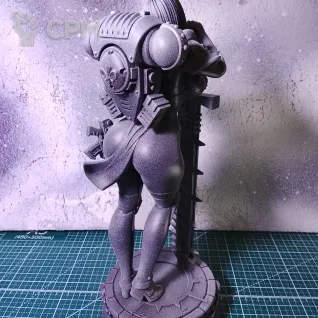 Описание картинки Сестра битвы (Adepta Sororitas (Warhammer) 23cm(В грунтовке) от Hroym по цене 1 000руб | Свободный Рынок Миниатюр - СРМ
