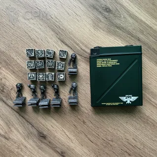 Описание картинки Lasgun Power Pack Munitorum Battlefield Objectives от Artsart по цене 100руб | Свободный Рынок Миниатюр - СРМ