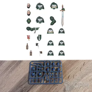 Описание картинки Dark Angels Primaris Upgrade frame #2 от Artsart по цене 100руб | Свободный Рынок Миниатюр - СРМ