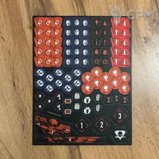 Описание картинки Kill Team token sheet containing 92x tokens от Artsart по цене 100руб | Свободный Рынок Миниатюр - СРМ