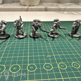 Описание картинки Assault intercessor squad от Egoren по цене 1 500руб | Свободный Рынок Миниатюр - СРМ