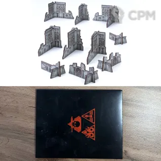 Описание картинки 3x sheets of slot-together MDF terrain от Artsart по цене 1 000руб | Свободный Рынок Миниатюр - СРМ