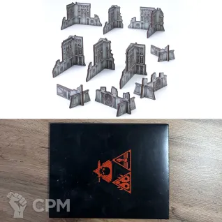 Описание картинки 3x sheets of slot-together MDF terrain от Artsart по цене 100руб | Свободный Рынок Миниатюр - СРМ