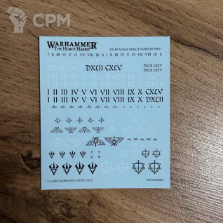 Описание картинки Solar Auxilia Vehicle Transfer Sheet от Artsart по цене 400руб | Свободный Рынок Миниатюр - СРМ