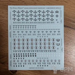 Описание картинки Legion Astartes Infantry Transfer Sheet от Artsart по цене 400руб | Свободный Рынок Миниатюр - СРМ