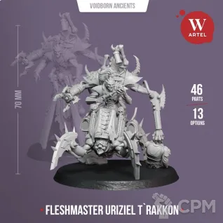 Описание картинки Fleshmaster Uriziel T`Rakkon от Mea_cerebrium по цене 1 600руб | Свободный Рынок Миниатюр - СРМ