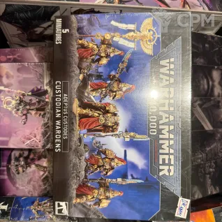 Описание картинки Custodes wardens от  Emperor's Forge по цене 100руб | Свободный Рынок Миниатюр - СРМ