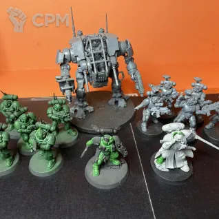 Описание картинки Инфильтрационная миниармия Космодесанта от Railroads по цене 2 500руб | Свободный Рынок Миниатюр - СРМ