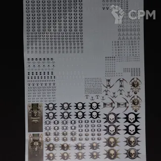 Описание картинки Death Guard Transfer Sheet от Cosmo по цене 100руб | Свободный Рынок Миниатюр - СРМ
