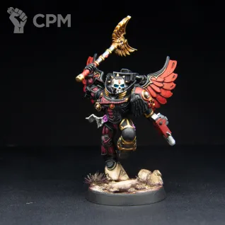 Описание картинки Blood Angels Chaplain With Jump Pack (литой) от Brushfire painting по цене 1 250руб | Свободный Рынок Миниатюр - СРМ
