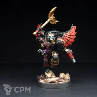 Описание картинки Blood Angels Chaplain With Jump Pack (литой) от Brushfire painting по цене 1 250руб | Свободный Рынок Миниатюр - СРМ